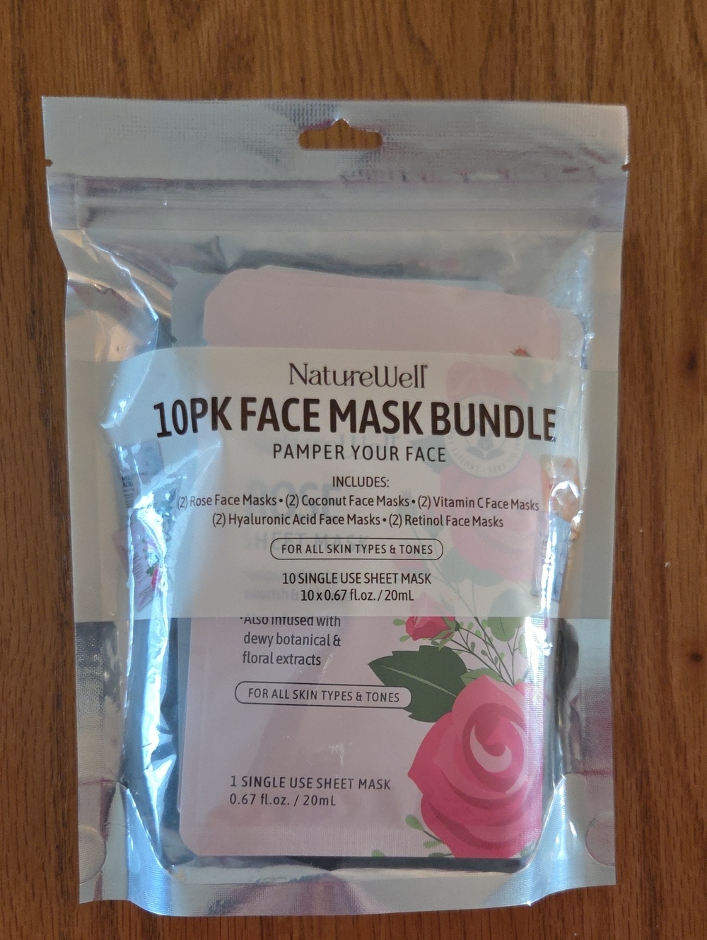 10PK Face Mask Bundle - Single use sheet masks